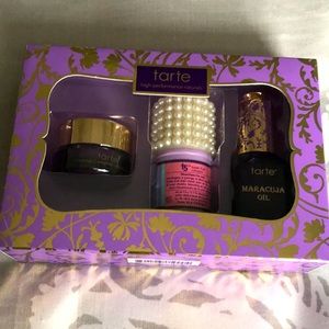 tarte set of oil, cheek stain and eye treatment